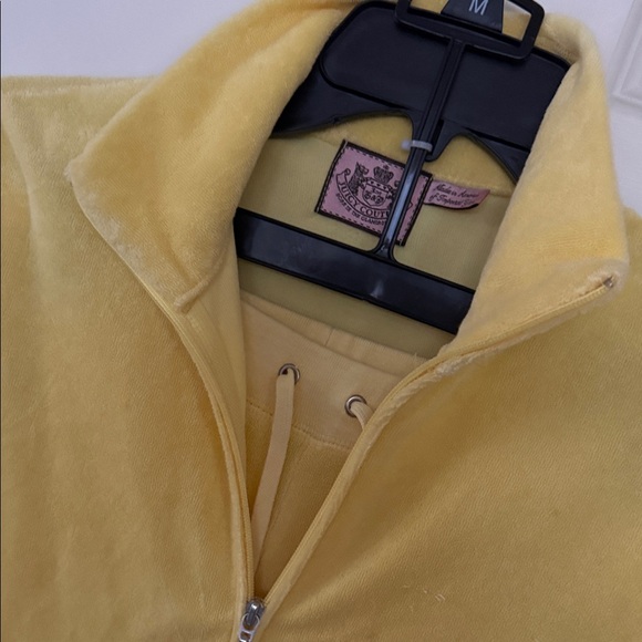 Yellow terry cloth Juicy Couture Tracksuit set - Picture 2 of 9